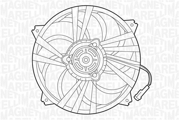 MAGNETI MARELLI Вентилятор, охлаждение двигателя 069422292010